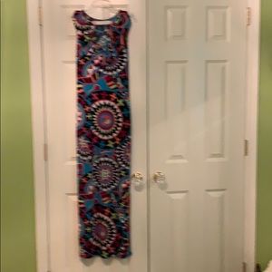 Tracy Negoshian size small print maxi dress